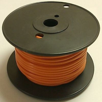 GPW Orange 18AWG Stranded 50V Automotive Hook Up Wire - 100' Roll