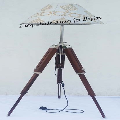 WOODEN FLOOR LAMP BASE DESIGNER TRIPOD FLOOR LAMP STAND