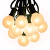 G40 White Pearl Outdoor Patio Globe String Lights (25 Foot - Green Wire) view 1