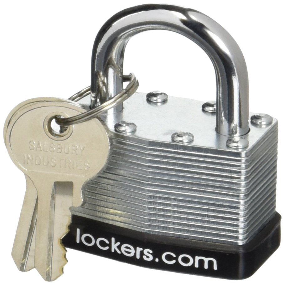 Salsbury Industries 44425 Key Padlock for Heavy Duty Plastic Locker Door with 2 Keys