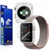 ArmorSuit White Carbon Fiber Skin Back Protector Film + Max Coverage HD Clear Screen Protector for Apple Watch 38mm (Series 3) - HD Clear view 1