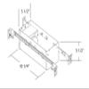 NICOR Lighting 10 inch Incandescent Step Light Fixture with Hanger Bars (15800) view 3