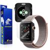 ArmorSuit Black Carbon Fiber Skin Back Protector Film + Max Coverage HD Clear Screen Protector for Apple Watch 38mm (Series 3) - HD Clear view 1