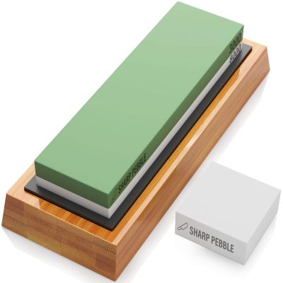 Sharp Pebble Whetstone Sharpening Stone 3000/8000 - with Flattening Stone