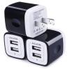 USB Wall Charger, Charger Adapter, 3Pack 2.1Amp Dual Port Fast Charging Box view 1