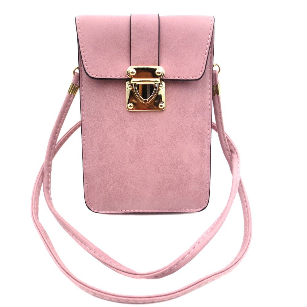 Synthetic Leather Girl's Small Crossbody Bag with Long Shoulder Strap