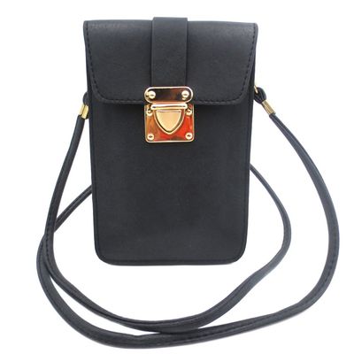 Synthetic Leather Girl's Small Crossbody Bag with Long Shoulder Strap