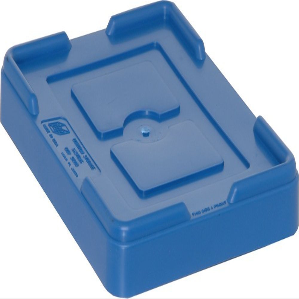 QUANTUM STORAGE SYSTEMS COV91000BL Cover for Dividable Grid Container DG91035 and DG91050, Blue, 10-Pack