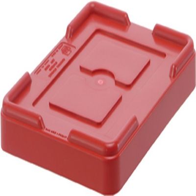 QUANTUM STORAGE SYSTEMS COV91000RD Cover for Dividable Grid Container DG91035 and DG91050, Red, 10-Pack