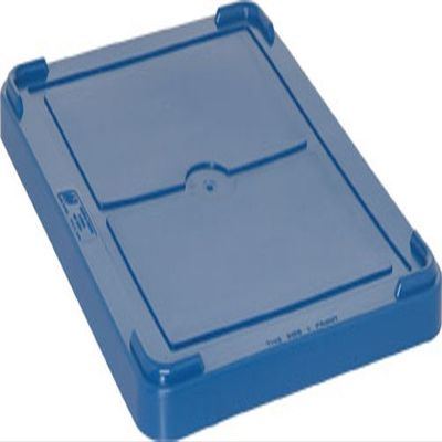 QUANTUM STORAGE SYSTEMS COV93000BL Cover for Dividable Grid Container DG93030, DG93060, DG93080 and DG93120, Blue, 3-Pack