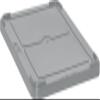 QUANTUM STORAGE SYSTEMS COV93000GY Cover for Dividable Grid Container DG93030, DG93060, DG93080 and DG93120, Gray, 3-Pack view 1