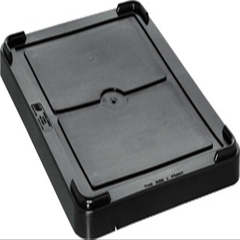 QUANTUM STORAGE SYSTEMS COV93000CO Cover for Dividable Grid Container DG93030, DG93060, DG93080 and DG93120, Black Conductive, 3-Pack