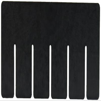 Quantum DS91035CO Conductive Short Divider Accessory Compatible with DG91035CO Grid Storage Bin for Industrial Warehouse Factory Hardware Store Electronic and Garage Shop | Black, Plastic (Pack of 6)