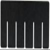 Quantum DS91035CO Conductive Short Divider Accessory Compatible with DG91035CO Grid Storage Bin for Industrial Warehouse Factory Hardware Store Electronic and Garage Shop | Black, Plastic (Pack of 6) view 1