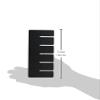 Quantum DS91035CO Conductive Short Divider Accessory Compatible with DG91035CO Grid Storage Bin for Industrial Warehouse Factory Hardware Store Electronic and Garage Shop | Black, Plastic (Pack of 6) view 2