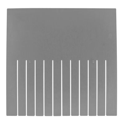 QUANTUM STORAGE SYSTEMS DS93120 Short Divider for Dividable Grid Container DG93120, Gray, 6-Pack