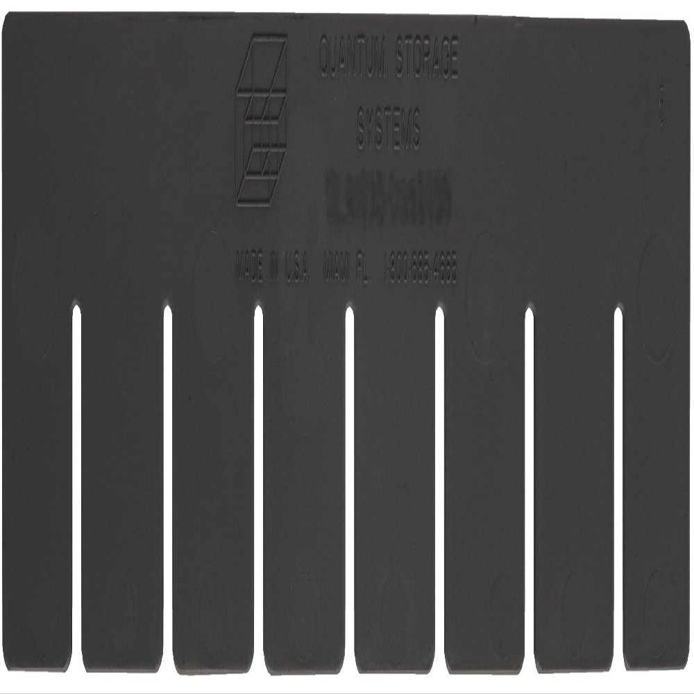 QUANTUM STORAGE SYSTEMS DL91050CO Long Divider for Dividable Grid Container DG91050, Black Conductive, 6-Pack