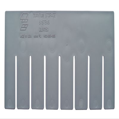 QUANTUM STORAGE SYSTEMS DL91050 Long Divider for Dividable Grid Container DG91050, Gray, 6-Pack