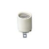 Leviton 008-03152-00F White Unglazed Porcelain Socket Lampholder view 1