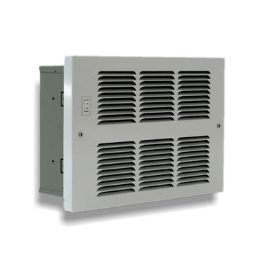 KING H1203-AS-FS-BW 120V 2500/3600BTU Hydronic Wall Heater, Bright White