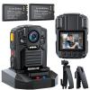 BOBLOV D7 4K GPS Body Camera, 256GB IP67 Waterproof, 2 * 1950mAh Batteries view 1