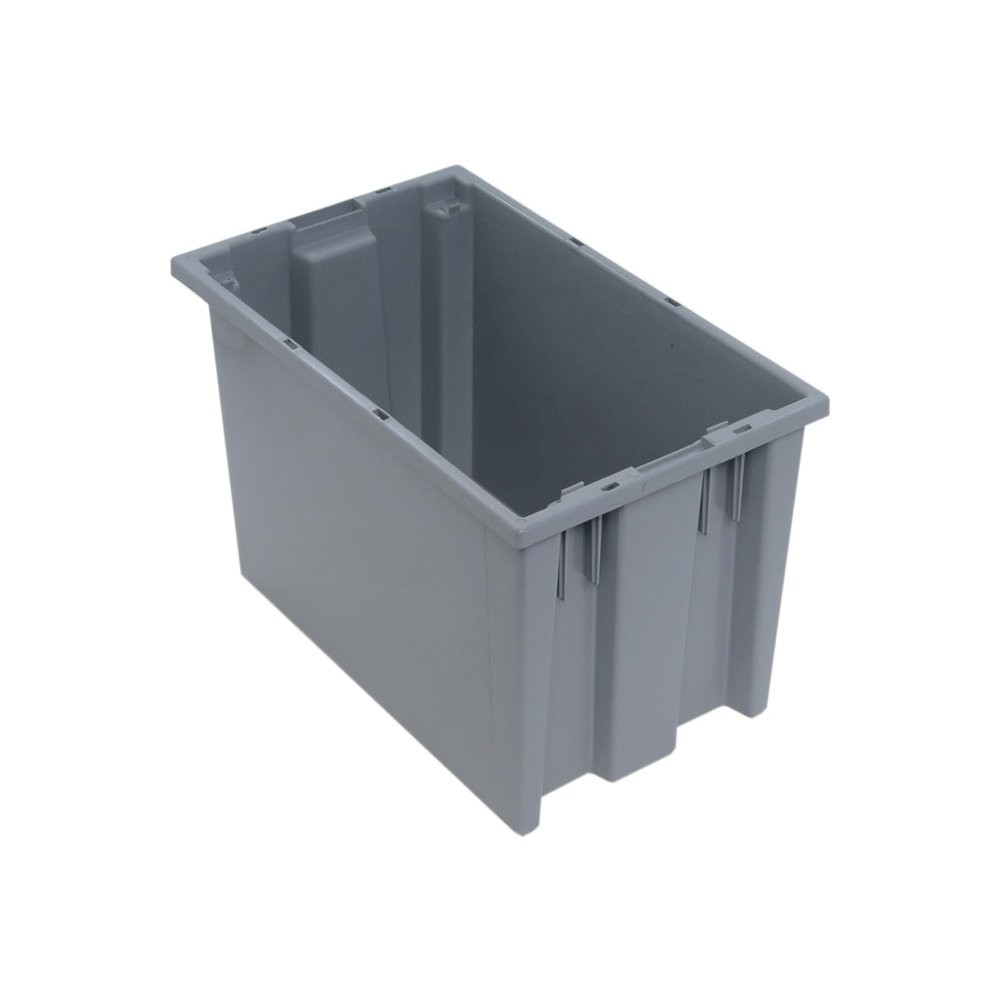 Quantum Storage snt185 Nest Totes Heavy Duty Part Organizer Bins - 18" x 11" x 9" - 6 Pack