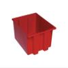 Quantum SNT190RD 19-1/2-Inch by 15-1/2-Inch by 10-Inch Stack and Nest Tote, Red, 6-Pack view 1