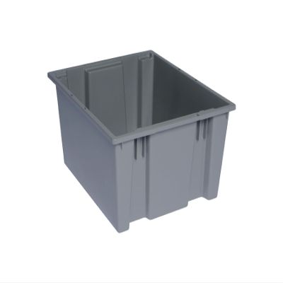 Quantum Storage snt195 Nest Totes Heavy Duty Part Organizer Bins - 19-1/2" x 15-1/2" x 13" - 6 Pack