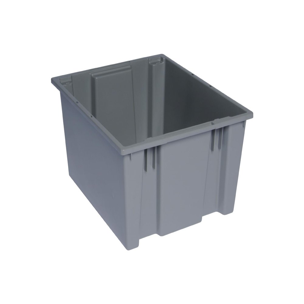 Quantum Storage snt195 Nest Totes Heavy Duty Part Organizer Bins - 19-1/2" x 15-1/2" x 13" - 6 Pack