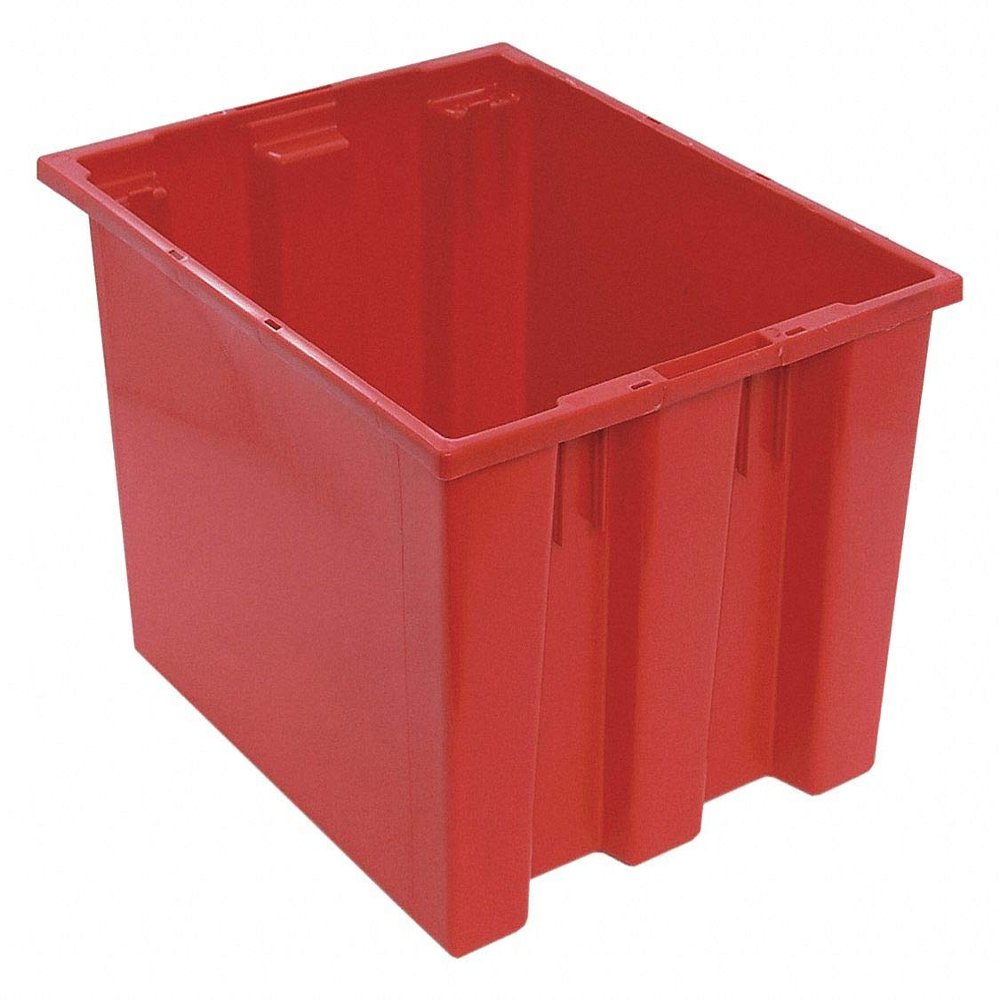 Quantum Storage snt195 Nest Totes Heavy Duty Part Organizer Bins - 19-1/2" x 15-1/2" x 13" - 6 Pack