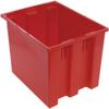 Quantum Storage snt195 Nest Totes Heavy Duty Part Organizer Bins - 19-1/2" x 15-1/2" x 13" - 6 Pack view 2