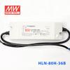 Meanwell HLN-80H-36B Power Supply - 80W 36V 2.3A - IP64 - Dimmable view 3
