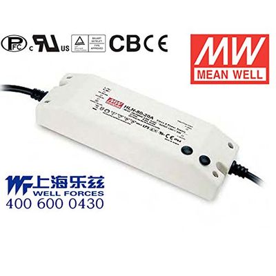 Meanwell HLN-80H-54B Power Supply - 80W 54V 1.5A - IP64 - Dimmable