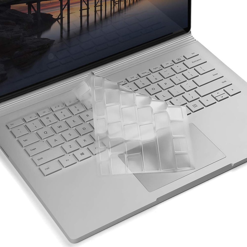 Premium Ultra Thin Keyboard Cover for Microsoft Surface - 2018/2017 Laptops, Surface Book 3/2/1 13.5/15 inch, Accessories (US Layout)