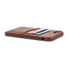 Dockem Wallet Card Case for iPhone SE 3 (2022), iPhone SE 2020, iPhone 8/7: Smooth Premium Synthetic Leather with 2 Card Holder Slots [Exec Brown] view 4