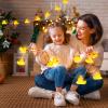AceList 10 LED Yellow Duck String Lights for Kids Room - Interactive Squeaky, Warm White Glow, Child-Friendly Decorative Light for Nursery, Playful Bedroom Accessory view 2