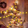 AceList 10 LED Yellow Duck String Lights for Kids Room - Interactive Squeaky, Warm White Glow, Child-Friendly Decorative Light for Nursery, Playful Bedroom Accessory view 3