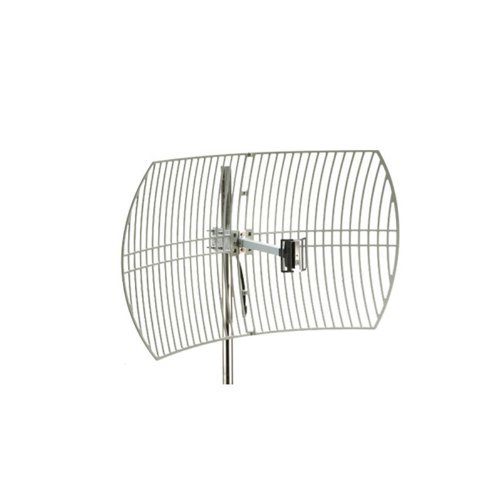 Premiertek Outdoor 2.4GHz 24DBI Directional High-Gain N-Type Female Aluminum Die Cast Grid Parabolic Antenna (ANT-GRID-24DBI)
