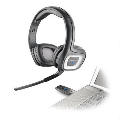 New-Plantronics AUDIO995 - .Audio 955 USB Wireless Stereo Headset w/Noise Canceling Mic - PLNAUDIO995