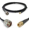 Proxicast 10 ft SMA Male to N Male Premium 195 Series Low-Loss Coax Cable (50 Ohm) for 4G LTE, 5G Modems/Routers, Ham, ADS-B, GPS to Antenna or Surge Arrester Use (Not for TV or WiFi) (ANT-140-020-10) view 1