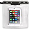 Go Bag Mako Dry Bag #1 Secure Air Tight Self-Sealing Magnetic Waterproof Case to 100 ft. Hermetic Seal Cell Phone Touchscreen Sensitive 7.5" x 5.75" Fits iPhone 6,7 8 + Plus, Samsung Galaxy Edge, Note view 3