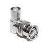 Cmple - BNC Male to BNC Female Adapter 90 Degree Right-Angled Plug to Jack Connector Converter for Coaxial Cables, CCTV, Security Cameras, Digital Satellites, SDI, HD-SDI, Video Card view 2