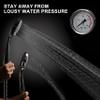 High Pressure Handheld Shower Head with Powerful Shower Spray against Low Pressure Water Supply Pipeline, Multi-functions, w/ 79'' Hose, Bracket, Chrome Finish view 3