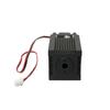 Q-BAIHE Laser Module Housing 33x33x50mm for 9.0mm to-5 Ld with 630nm-680nm Red Coated Glass Lens & Fans view 2