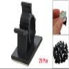 25 Pcs Black Adhesive Backed Nylon Wire Adjustable Cable Clips Clamps view 2