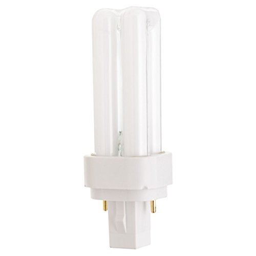 (Pack of 10) Satco S8314, 2700K 9-Watt G23-2 Base T4 Quad 2-Pin Tube for Magnetic Ballasts, Compact Fluorescent Bulb