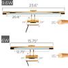 Ambiance LED Picture Light 6W Shiny Gold 850 Lumens view 4