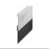 Frost King SB36 2 x 36" Extra Aluminum/Brush Door Sweep, Silver view 1