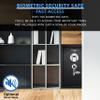 Barska Biometric Fingerprint Safe Quick Access Security Safe with 2.5-Second Keyless Entry, Solid Steel Construction & Backup Key for Home, Office & Valuables Storage - biometric safe medium safe view 2