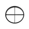 WAC Lighting LENS-11P-CRL-BN WAC Lens & Filters 1.38In Diameter Cross Louver Filter, Brushed Nickel view 1